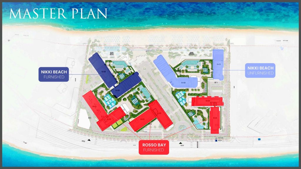 Nikki Beach Residences Master plan