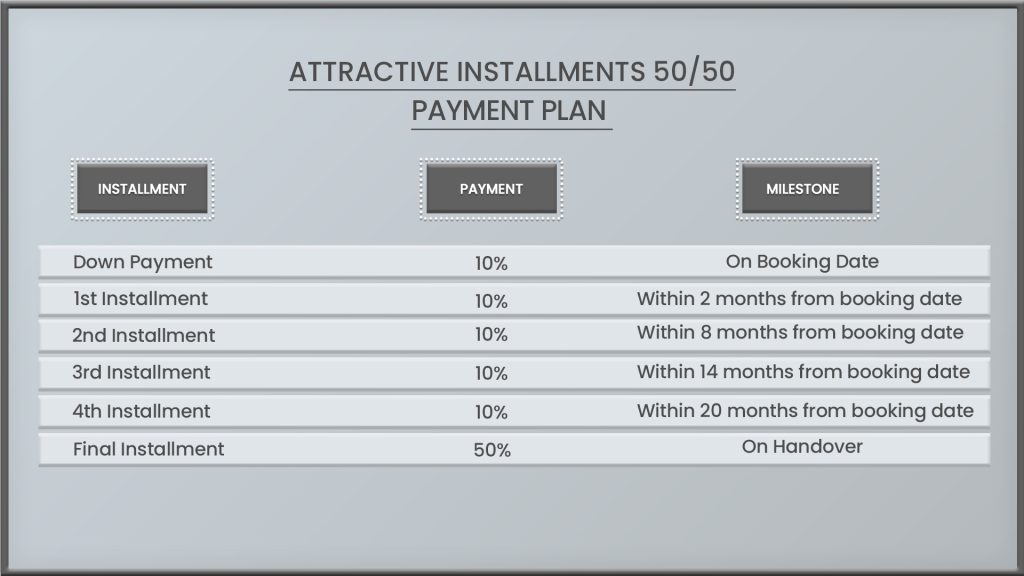 Elaya at Town Square Dubai payment plan