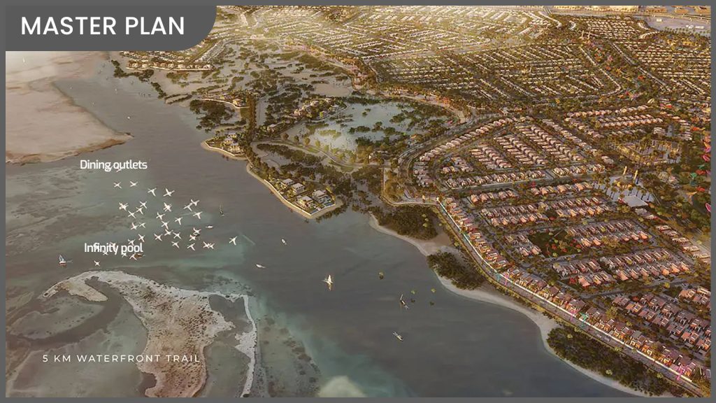 Saadiyat Lagoons location plan