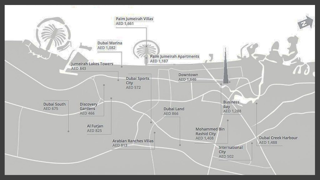 Vida Residences at Dubai Hill Estate Location Map