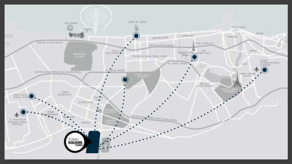 FIA by Nshama at Town Square Location Map