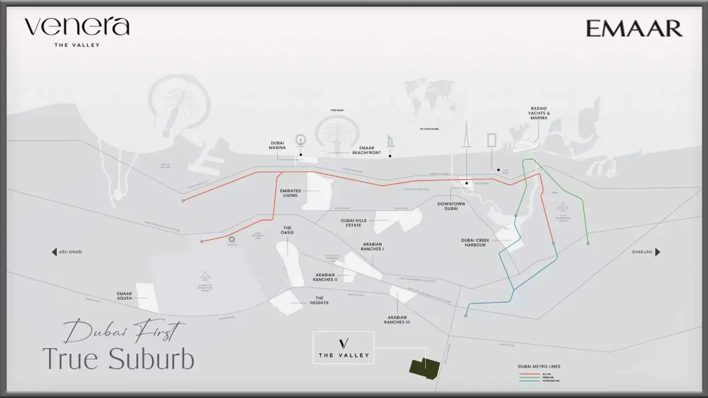 Venera at The Valley Phase 2 Location