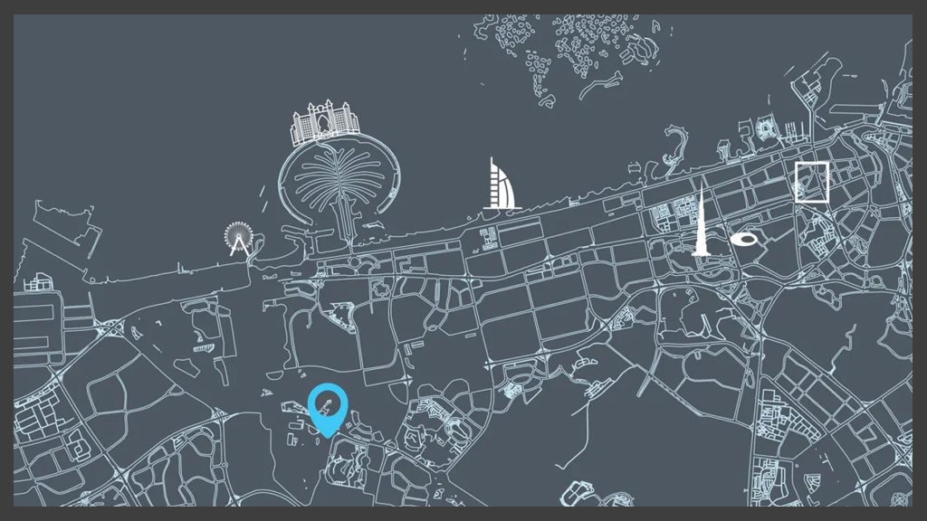 Jebel Ali Industrial Development Location Map