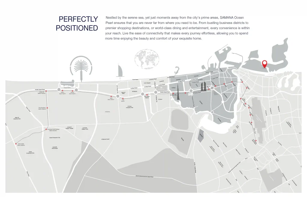 samana ocean pearl location and master plan