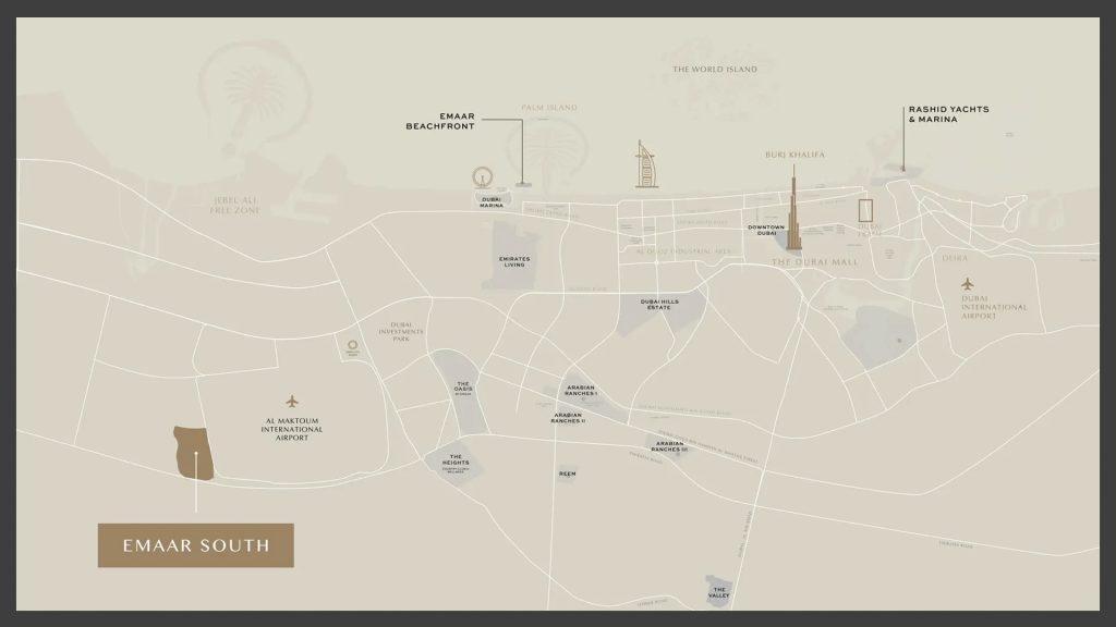 Greenway 2 at Emaar South by Emaar Properties Location