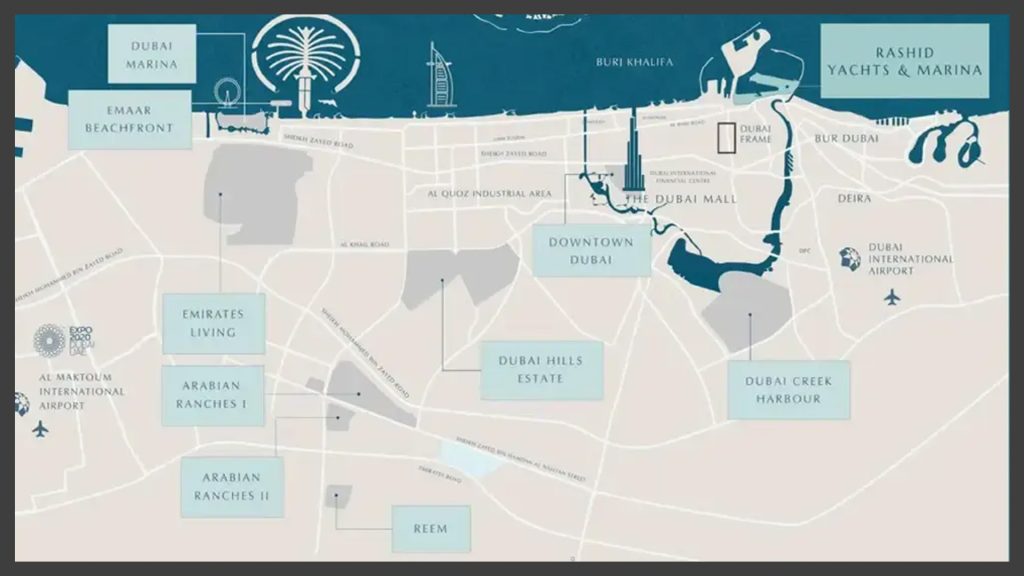 Ocean Cove at Rashid Yachts & Marina by Emaar Properties Location