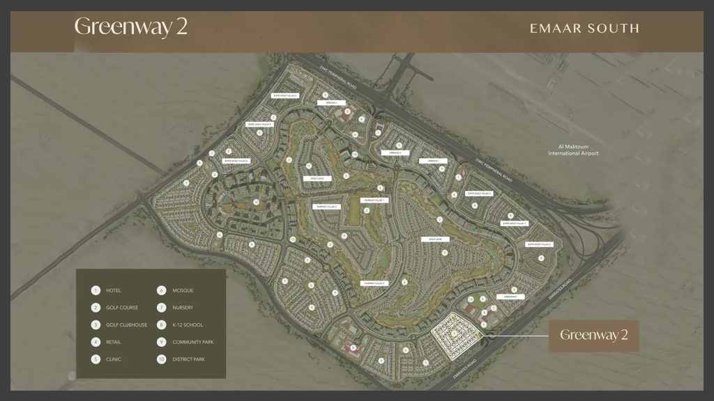 Greenway 2 at Emaar South by Emaar Properties Master Plan