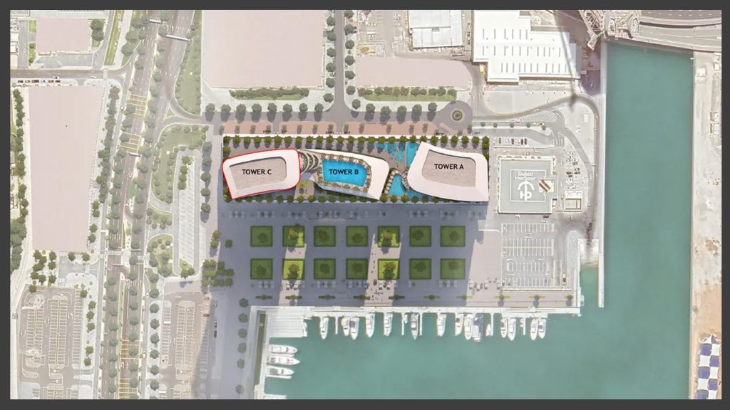 Sobha SeaHaven at Dubai Harbour master plan