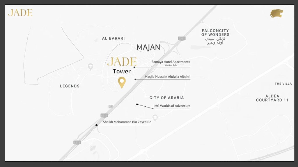 Jade Tower by Tiger Properties master plan