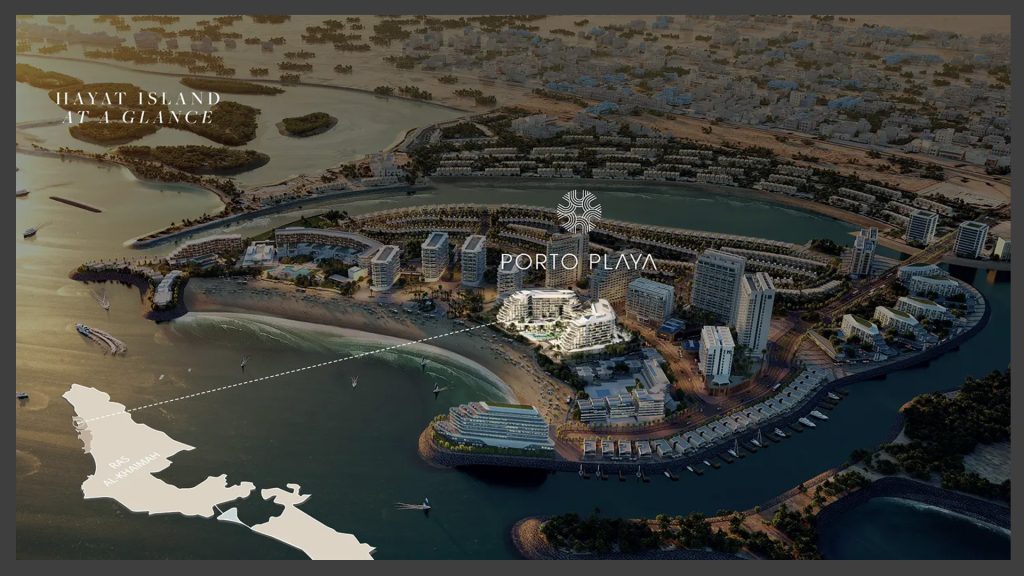 Porto Playa at Hayat Island in Ras al Khaimah master plan