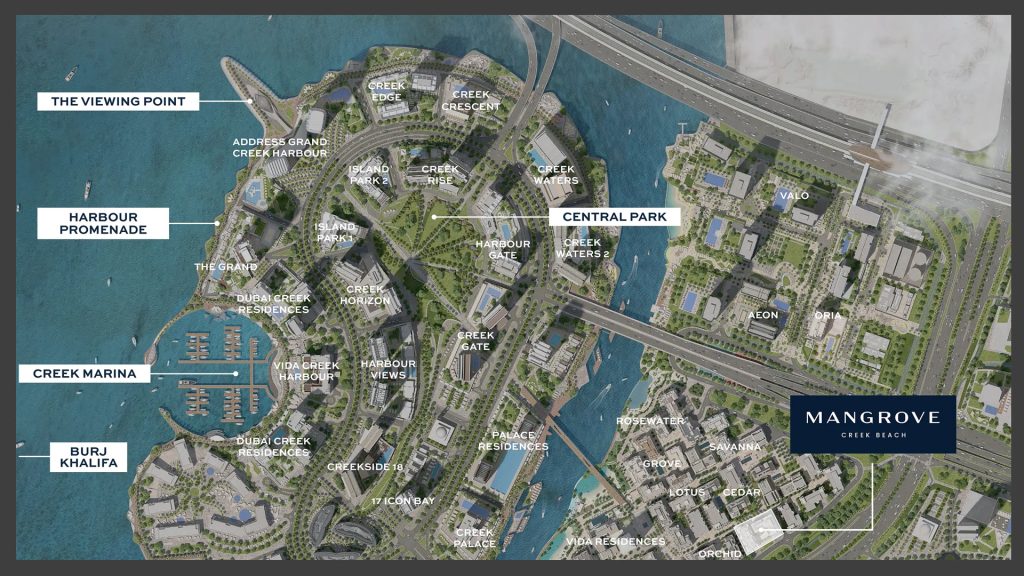 Mangrove at Creek Beach master plan