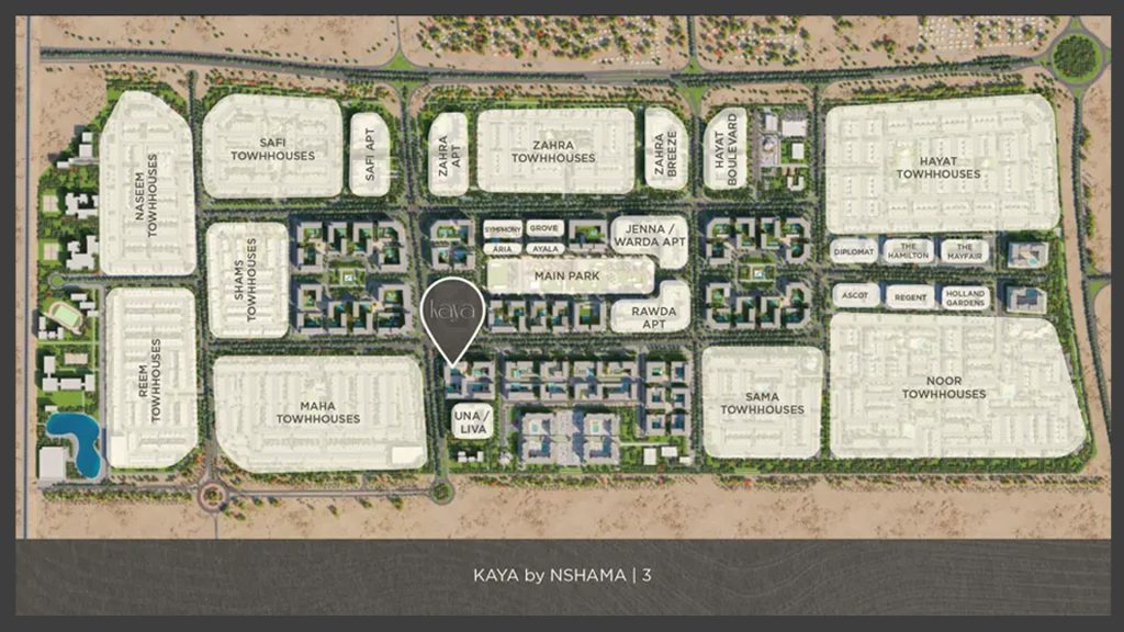Nshama Kaya at Town Square Dubai master plan
