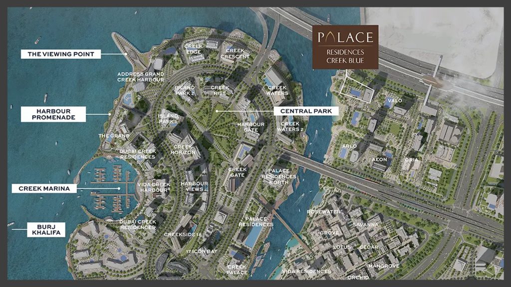 Palace Residences Creek Blue by Emaar Properties​