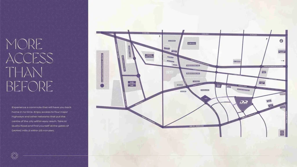 Violet 4 at Damac Hills 2 Master Plan