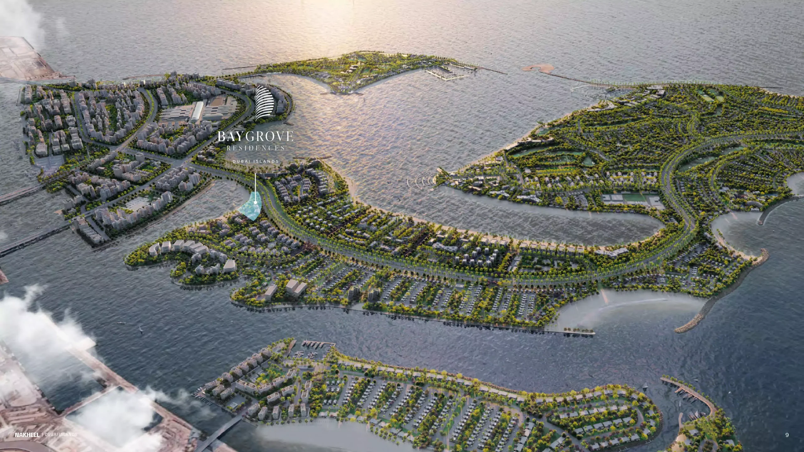 Nakheel Bay Grove apartments Master PLAN