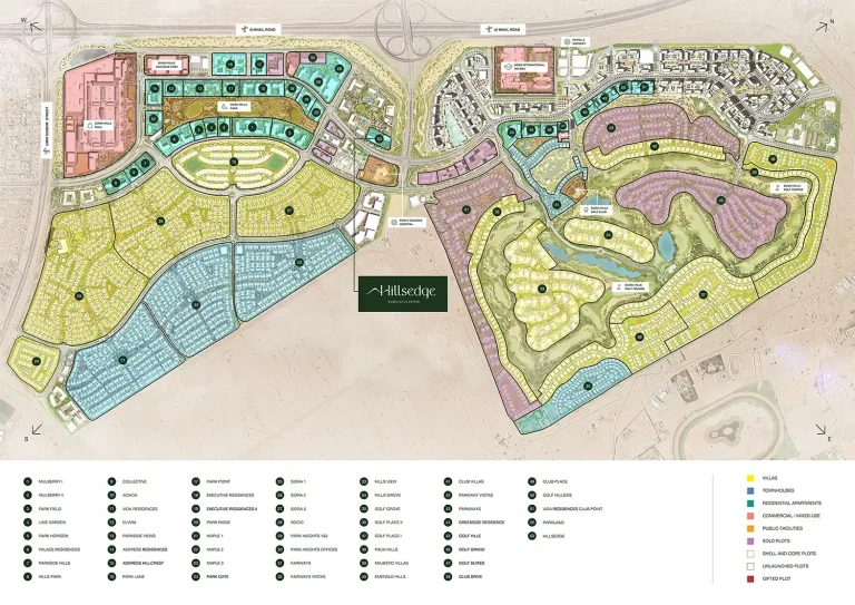 Hillsedge at Dubai Hills Estate Master Plan